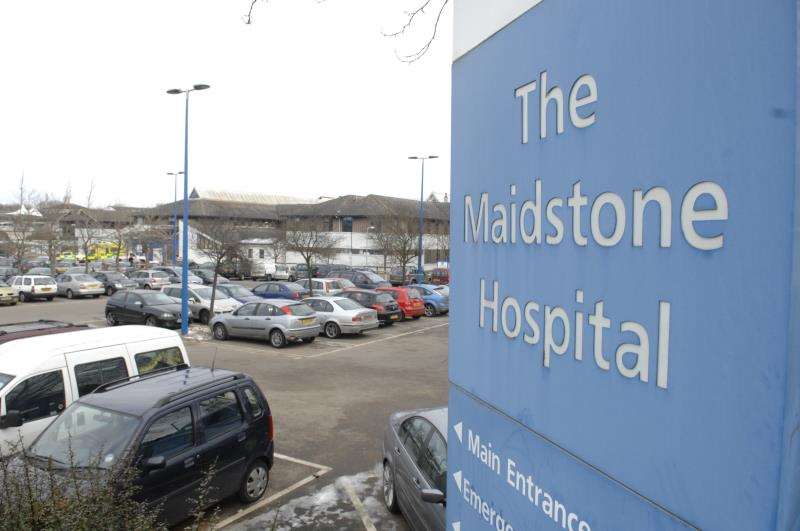 Joe Debrah took a disabled badge from a car at Maidstone Hospital