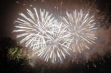 The Dawes Community Association firework display at Mout Ephraim, Hernhill. Picture: Chris Davey.