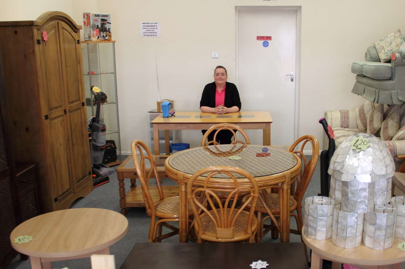 Sarah Cooke in her new shop at The Hive