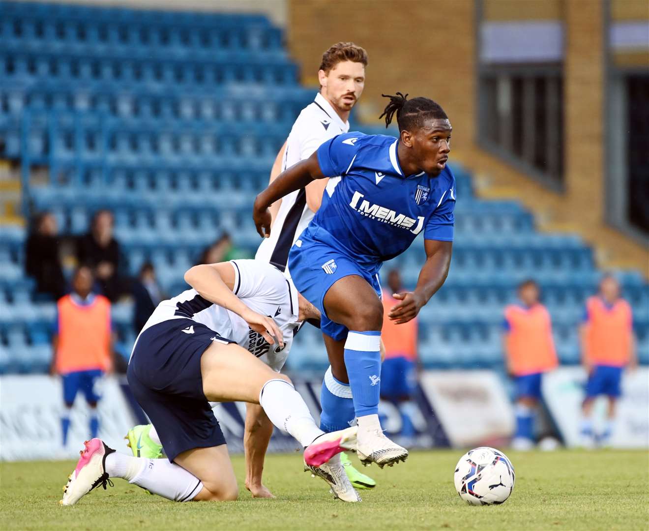 Gillingham's Daniel Phillips was back in action on Saturday after recovering from injury Picture: Barry Goodwin