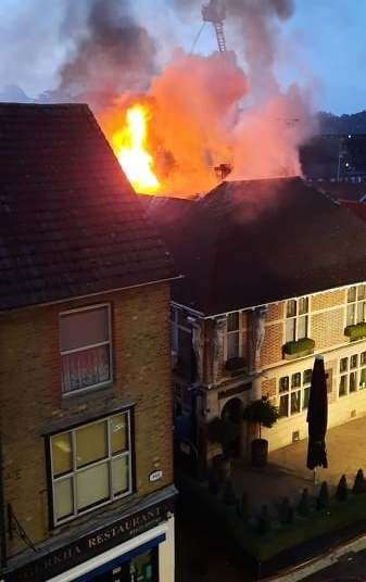 The devastating blaze took hold at 2.30am. Picture: Bethan Maisie Caffyn