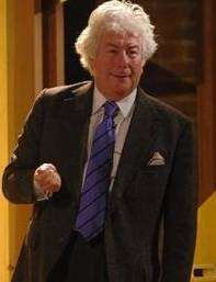 Author Ken Follett speaks to the audience at Canterbury Cathedral last Friday