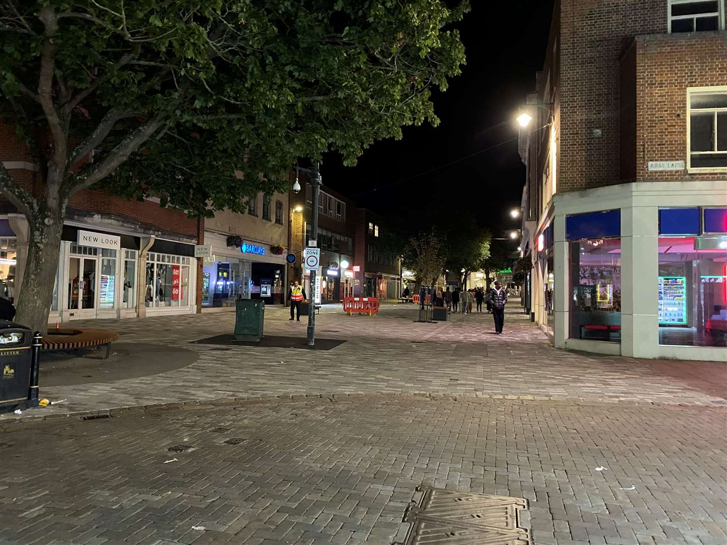 The incident reportedly occurred on Canterbury High Street