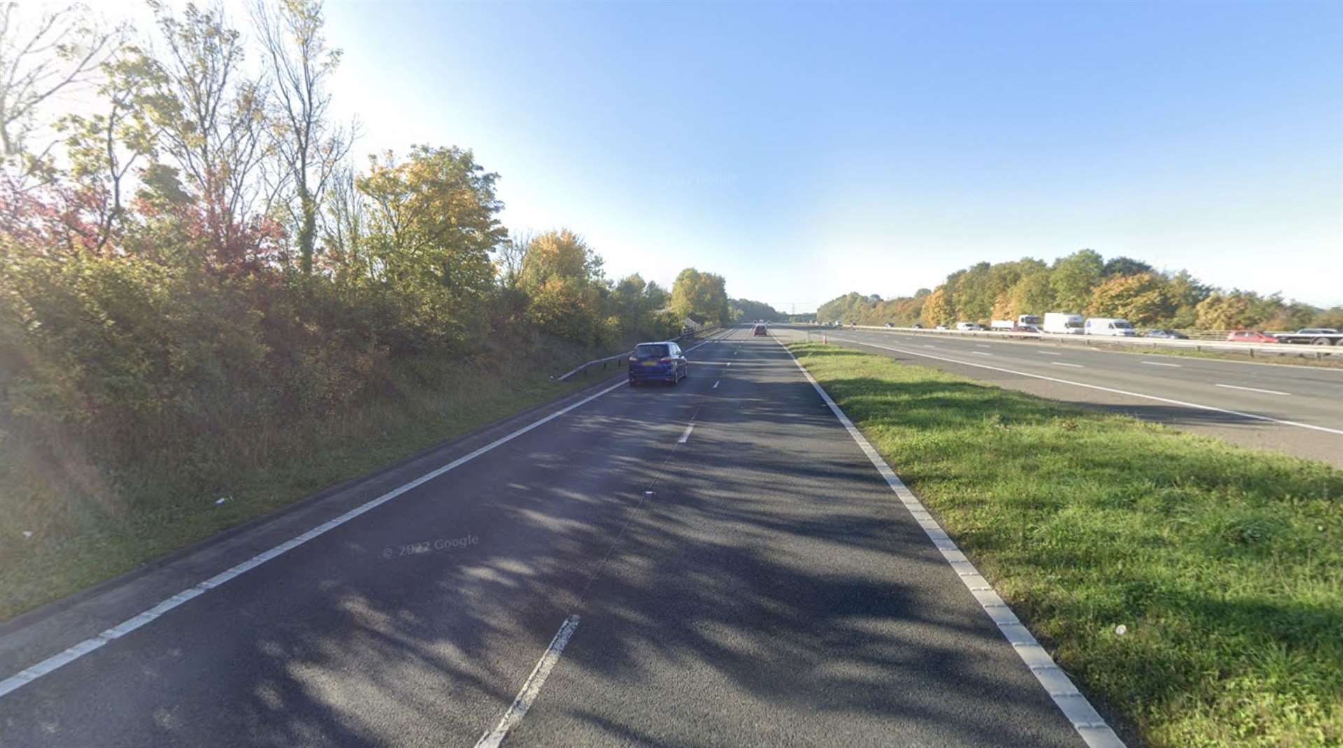 A man was reportedly assaulted on the slip road for Swanley. Picture: Google Maps