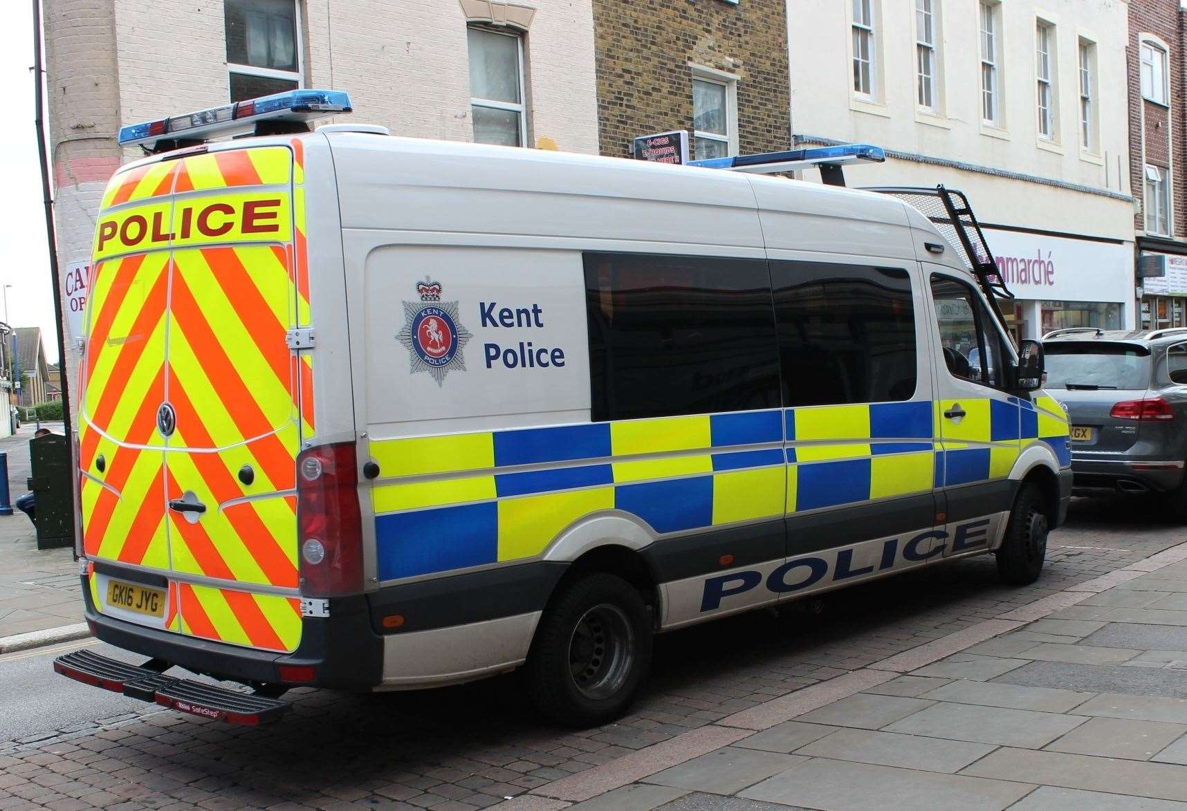 Kent police van. Stock photo (9529983)