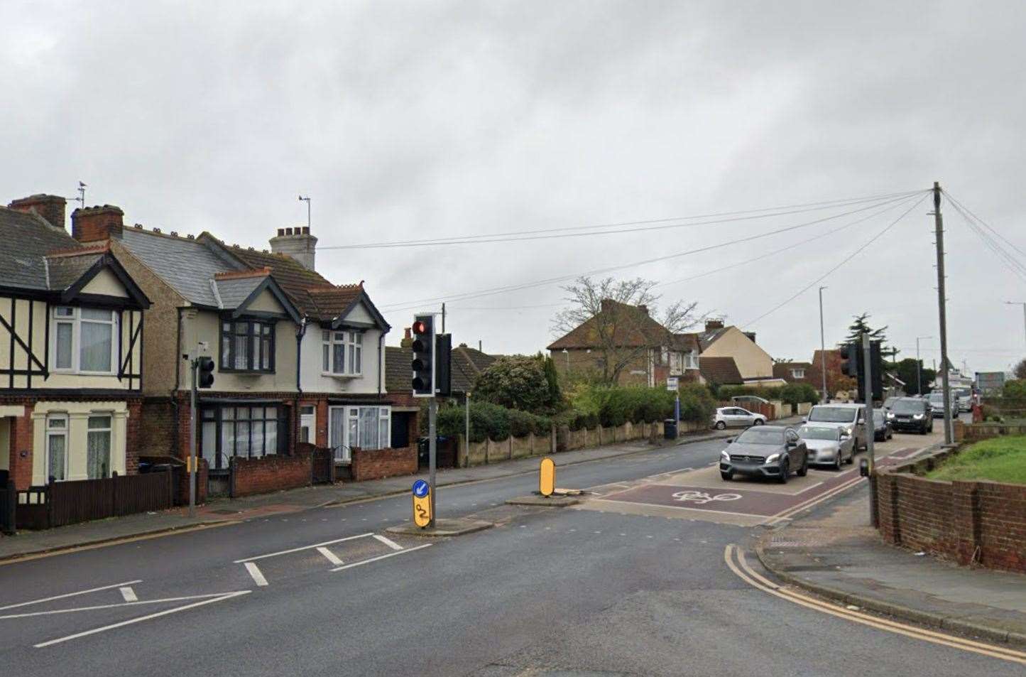 The collision happened on Margate Road, Ramsgate. Picture: Google
