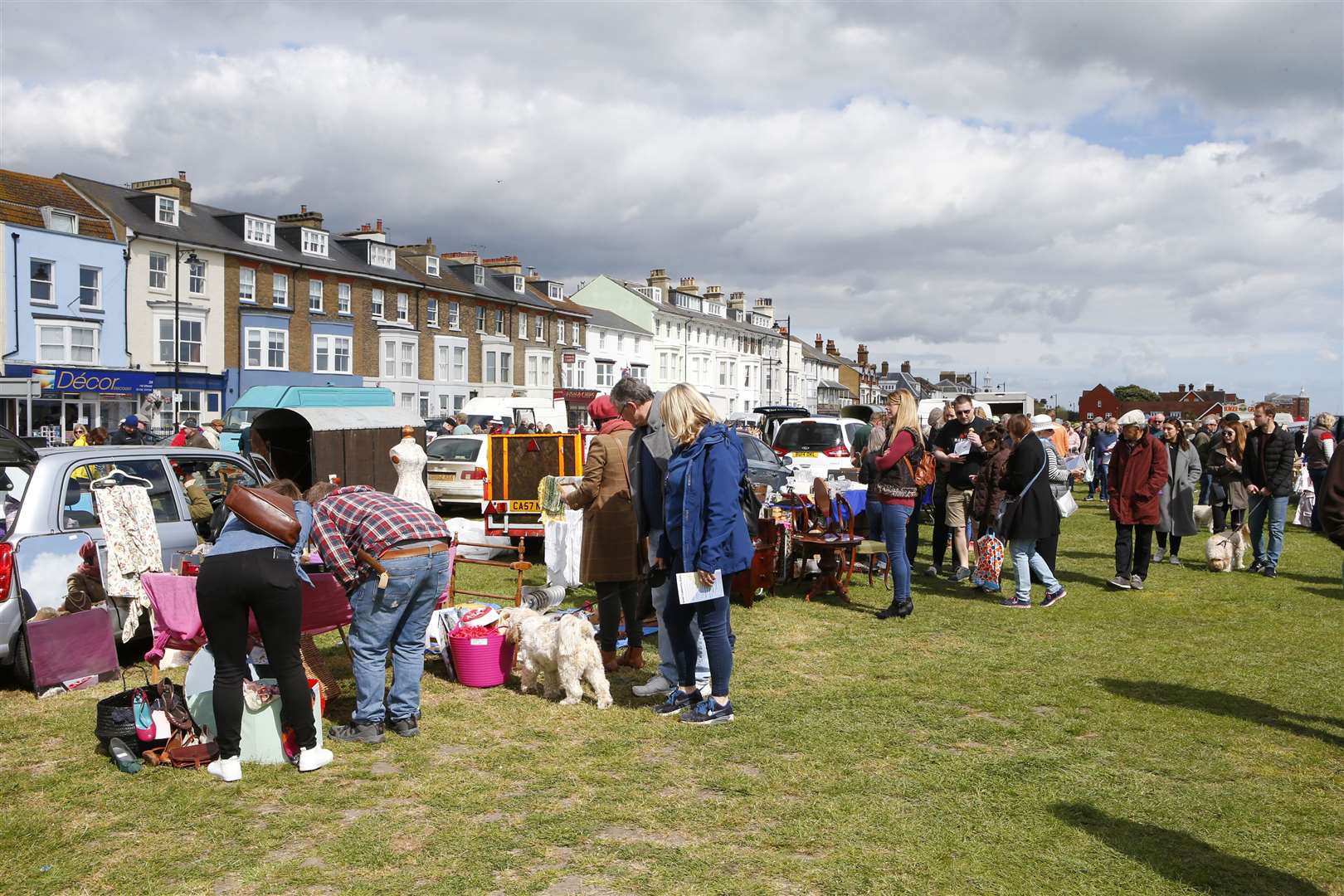 Walmer Brocante antiques fair.Walmer Green, The Strand, Deal.Picture: Andy Jones. (9753009)