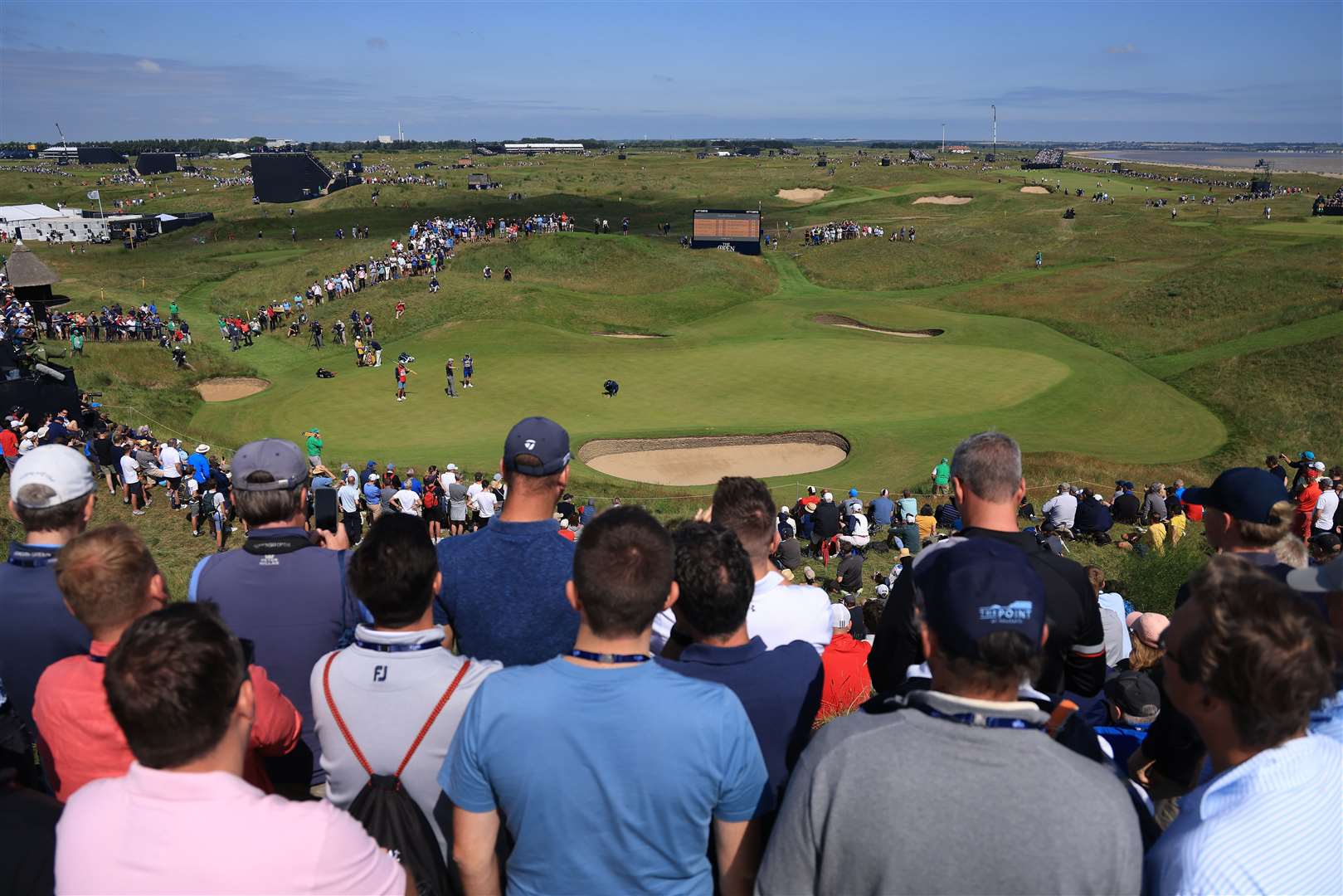 Jordan Speith, from US, putts on the 6th green at The 149th Open at Royal St George's in Sandwich. Picture: Matthew Lewis/R&A/R&A via Getty Images