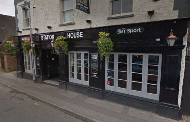 It happened at The Station House pub, in Barden Road, Tonbridge. Picture: Google