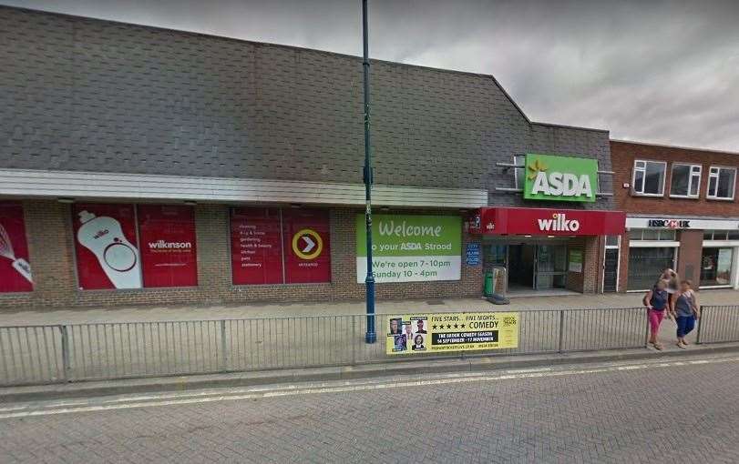 Asda store in Strood where a security guard was alleged to have been assaulted. Picture: Google