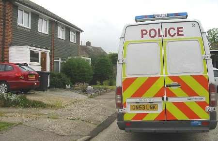 The scene of the shooting incident. Picture: LIZ CRUDGINGTON