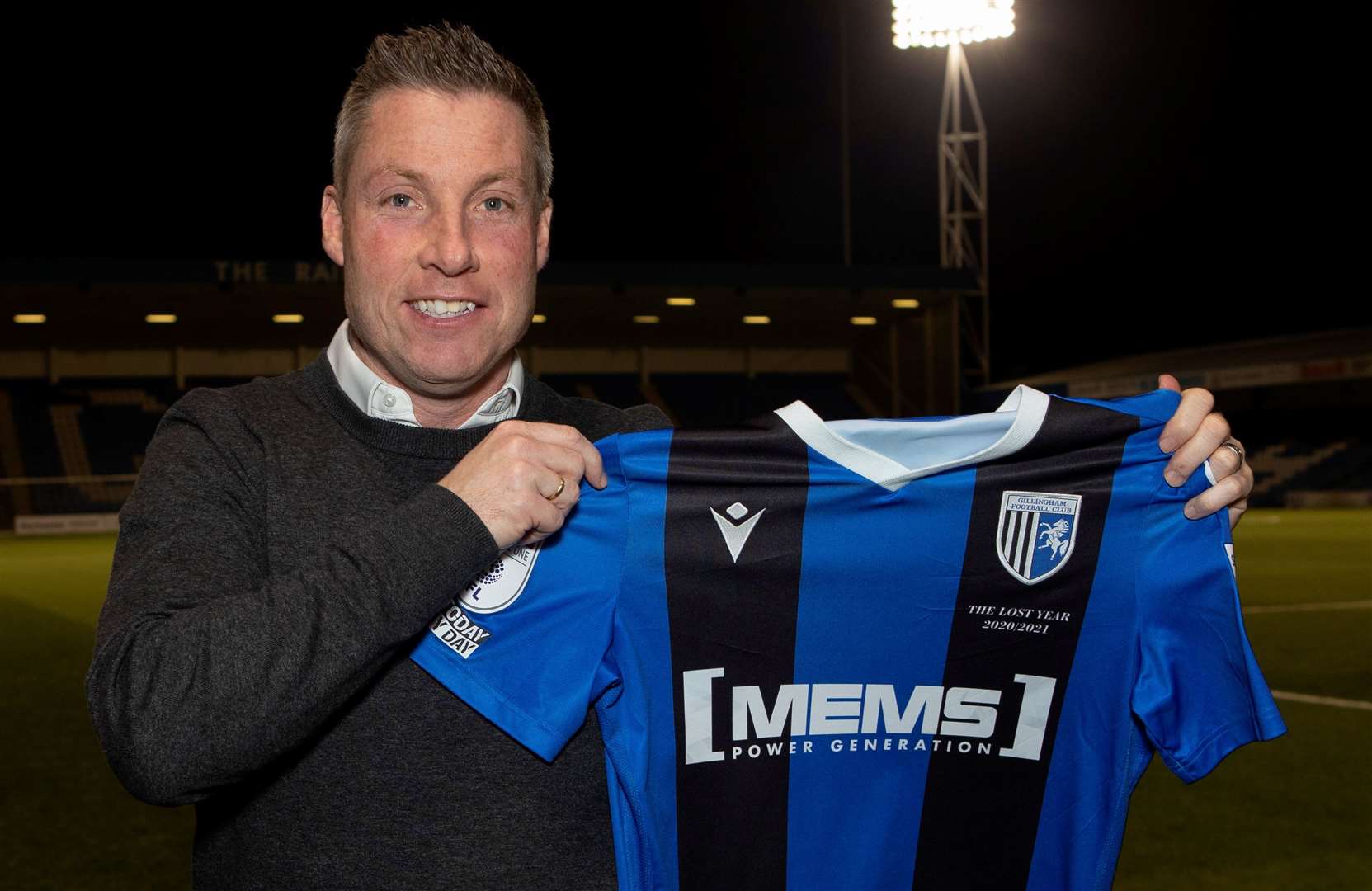 Neil Harris was appointed Gillingham manager in January 2022, three weeks after Steve Evans left the post. Picture: KPI