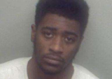 Omarie Crosdale has been jailed for two years and eight months. Picture: Kent Police