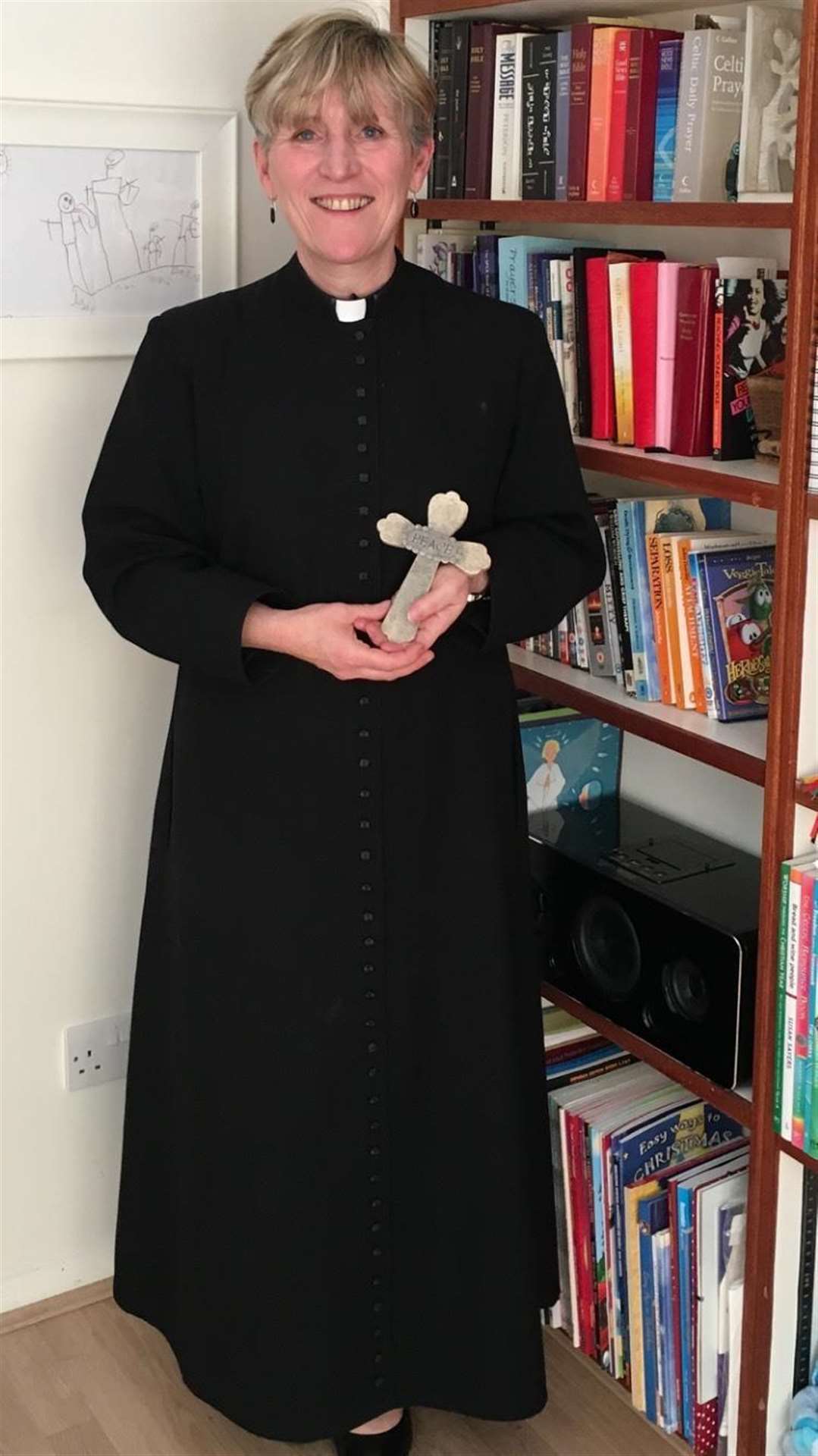 The Reverend Julie Coleman vowed to wear a black cassock daily until the first anniversary of the Manchester bombing