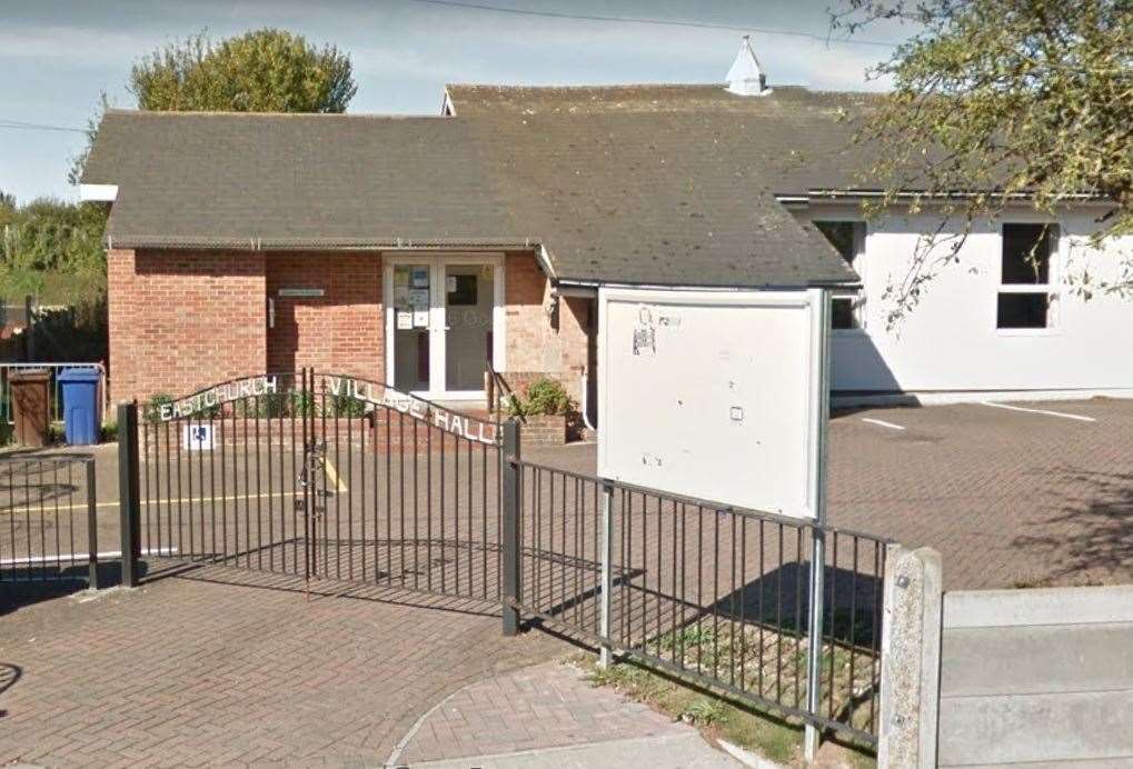 Eastchurch village hall on the Isle of Sheppey. Picture: Google