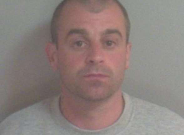 Paul Barnes, 36, of Marine Terrace, Folkestone, who has been jailed for 27 months at Canterbury Crown Court for reckless arson and common assault