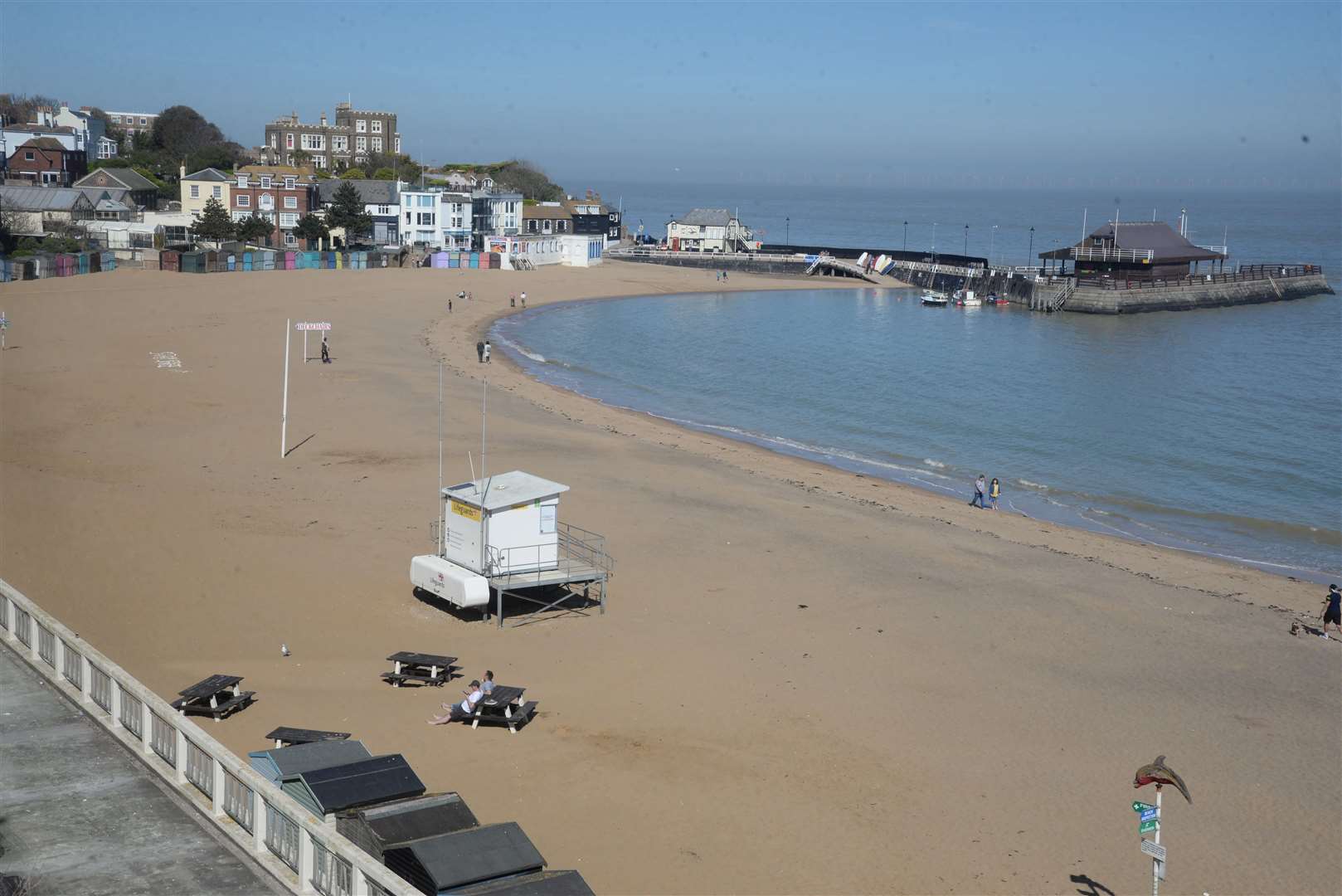 Viking Bay in Broadstairs is one of Thanet's most popular beaches