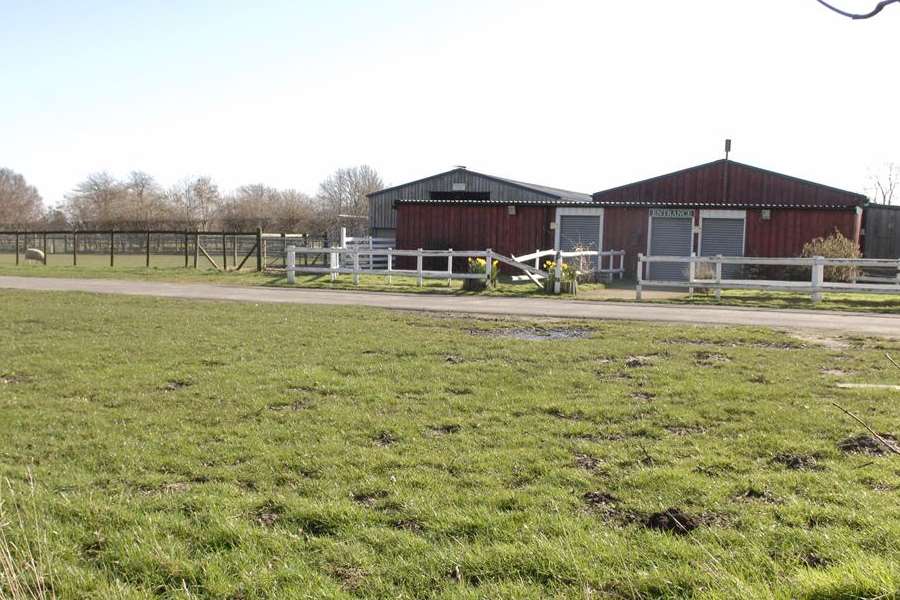 The deserted former Farming World site at Boughton near Faversham