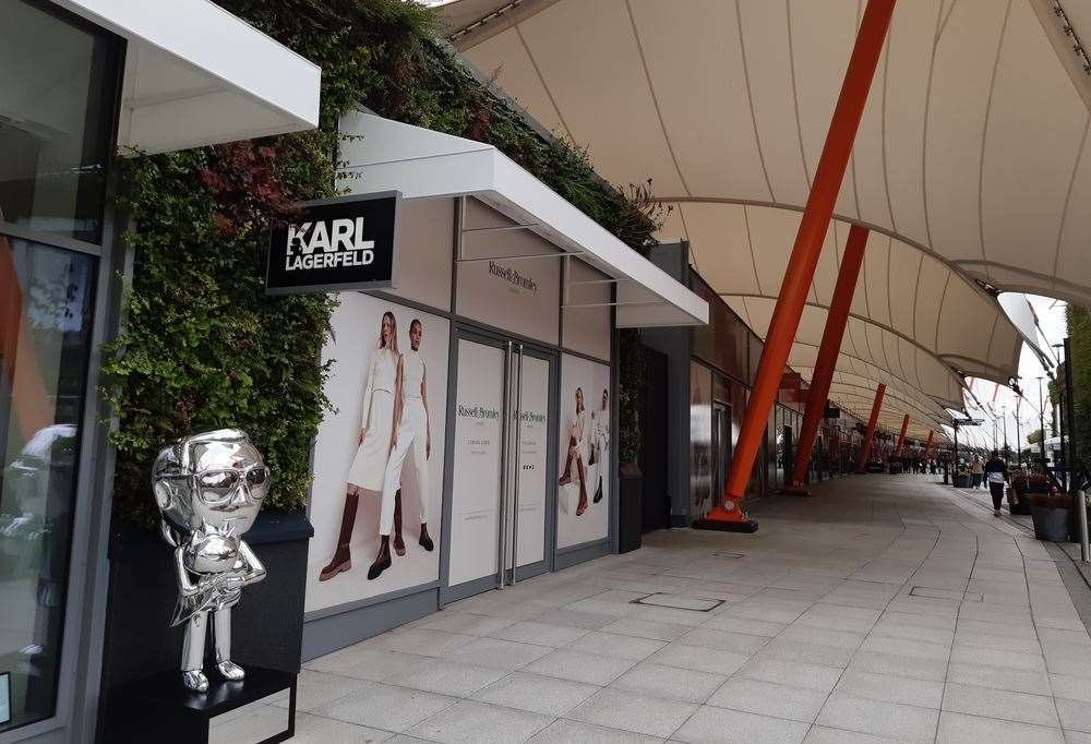 Russell & Bromley is filling a unit in the Outlet's £90m extension