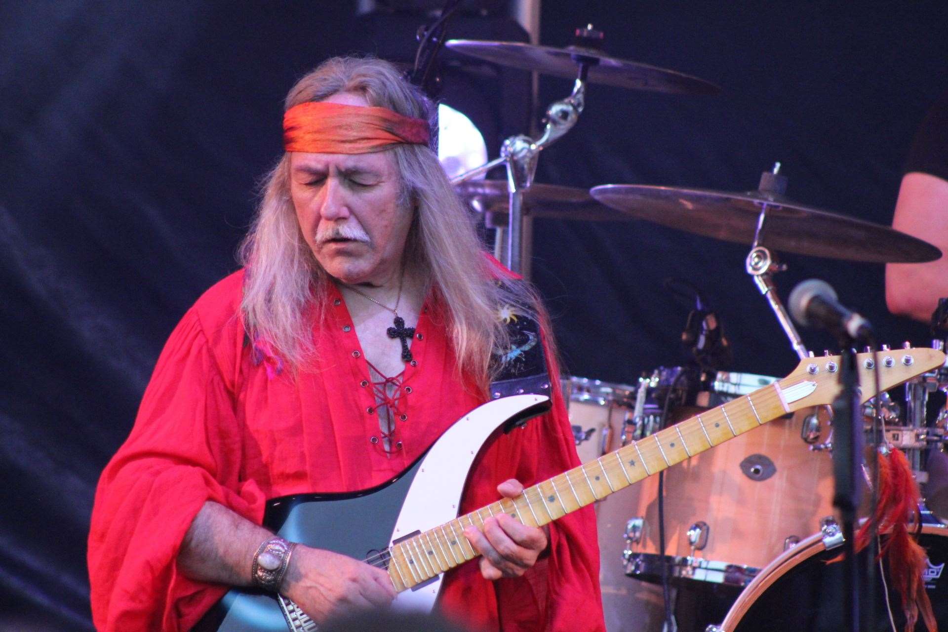Uli Jon Roth from German rock band The Scorpions at A New Day Festival at Mount Ephraim Gardens, Hernhill, Faversham (14861869)