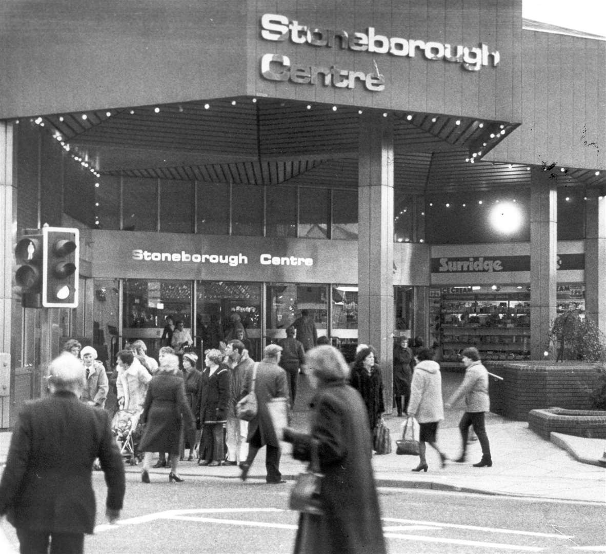 The Stoneborough Centre in Maidstone, pictured in January 1982. It is now known as The Mall