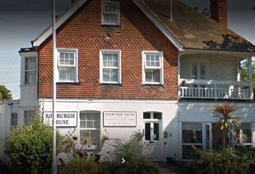 Roxburgh House in Westgate-on-Sea has been rated inadequate by the CQC. Picture: Google Street View