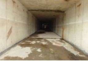 One of the tunnels planned to be filled at Dungeness A. Photo from planning application