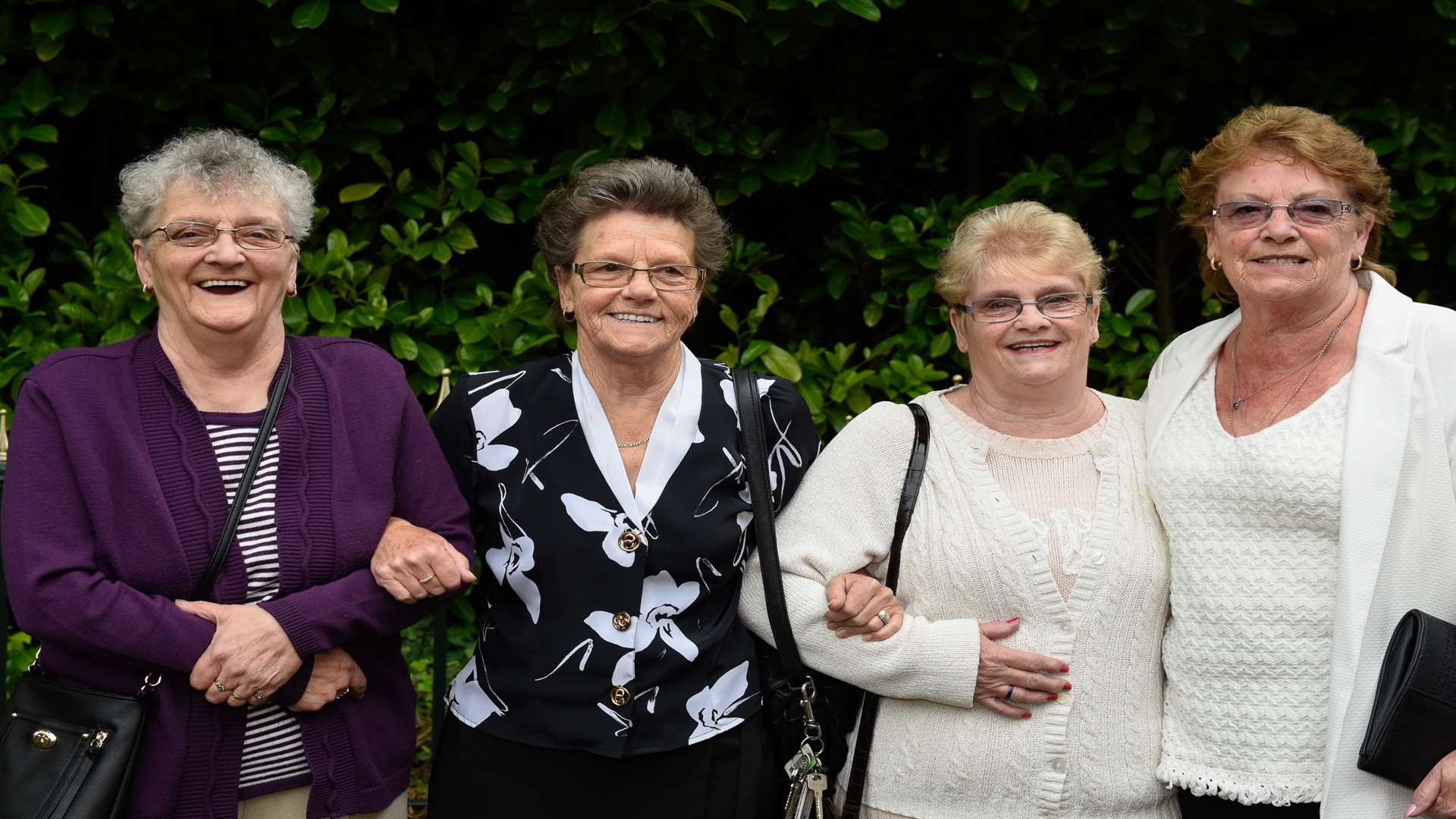 Sisters (from L-R) Betty, Pat, Gwen and Fran