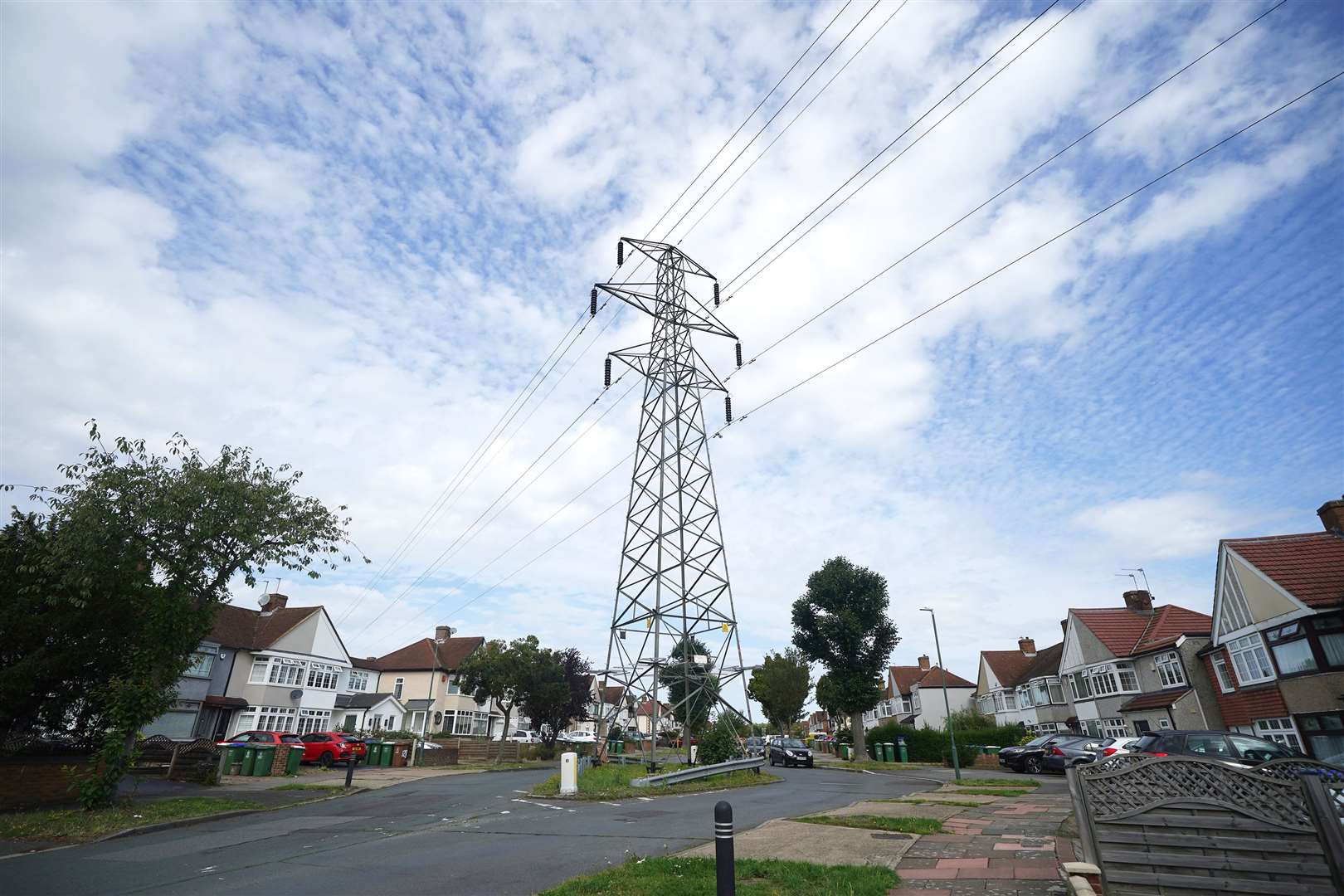The median household will pay around £1,923 per year from the start of October for gas and electricity. (Yui Mok/PA)