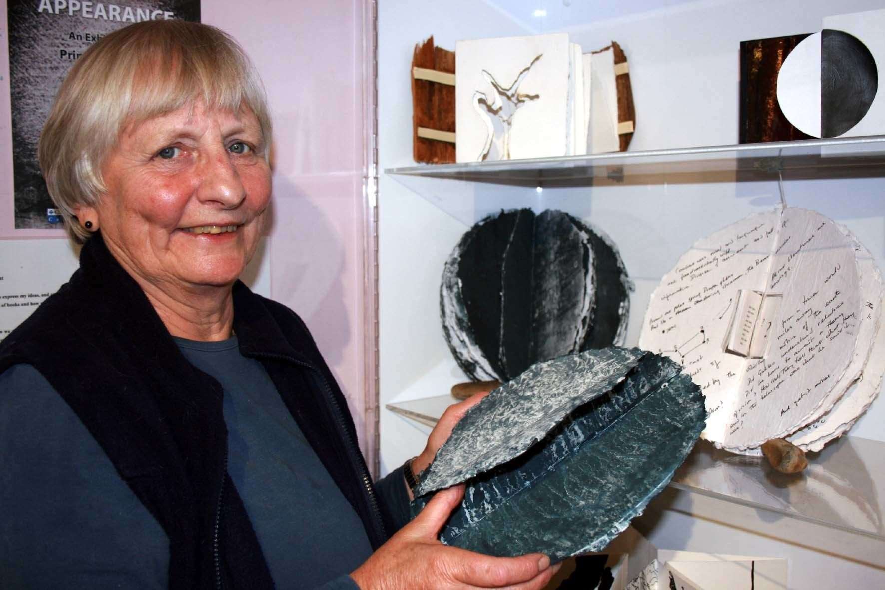 Anne Seller holding a solo exhibition in the city, pictured in 2007. Picture: Fiona Bradley