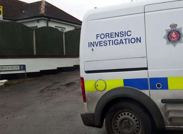 A forensics van at Brickfields.