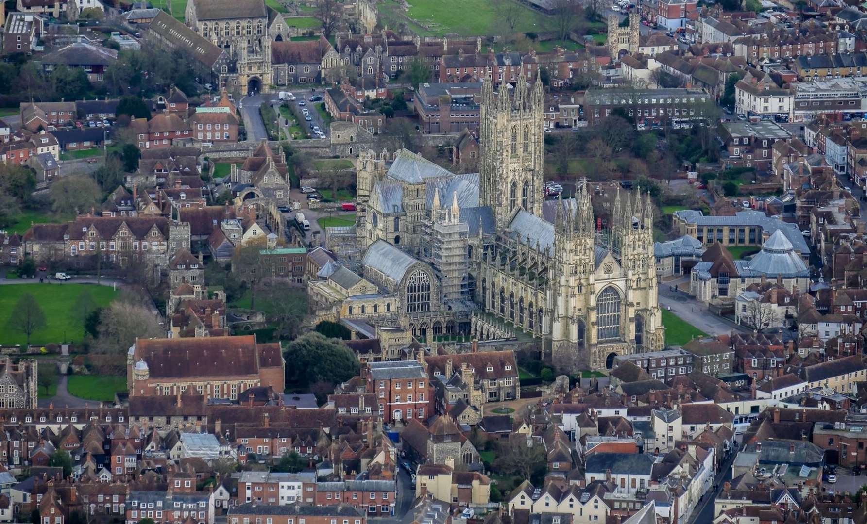 Canterbury Cathedral is regularly sending messages to the heavens...now it has received something back in exchange