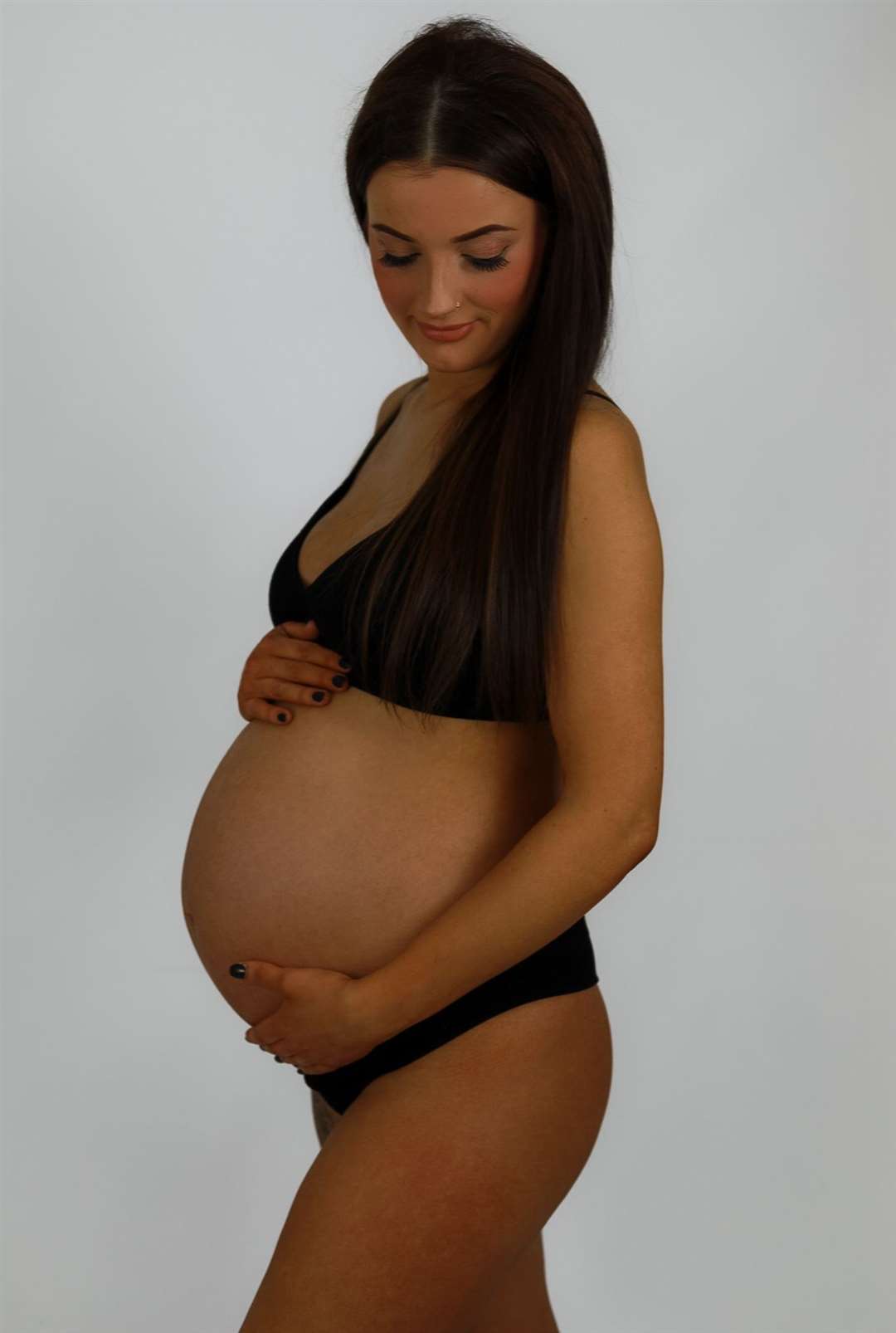 Mum-to-be Kelsey Gibbs was among those who took part in the shoot in Herne Bay. Picture: Jemma Amos