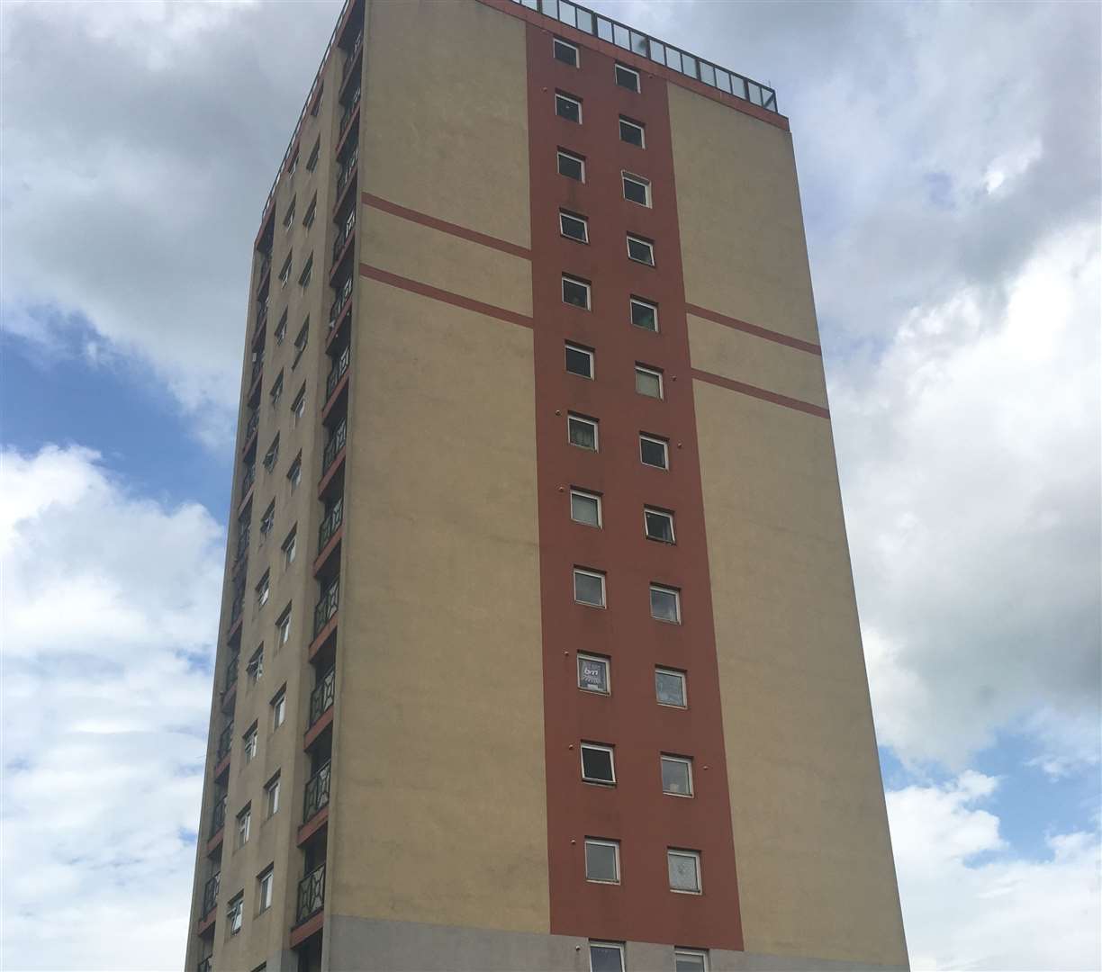 Fire crews were called to the blaze at Invicta House in Margate