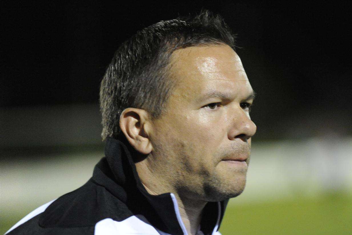 Deal Town caretaker manager Dave Johncock is enjoying being at the helm of the Southern Counties East League side. Picture: Tony Flashman