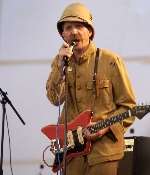 Billy Childish performs. Picture: CHRIS DAVEY