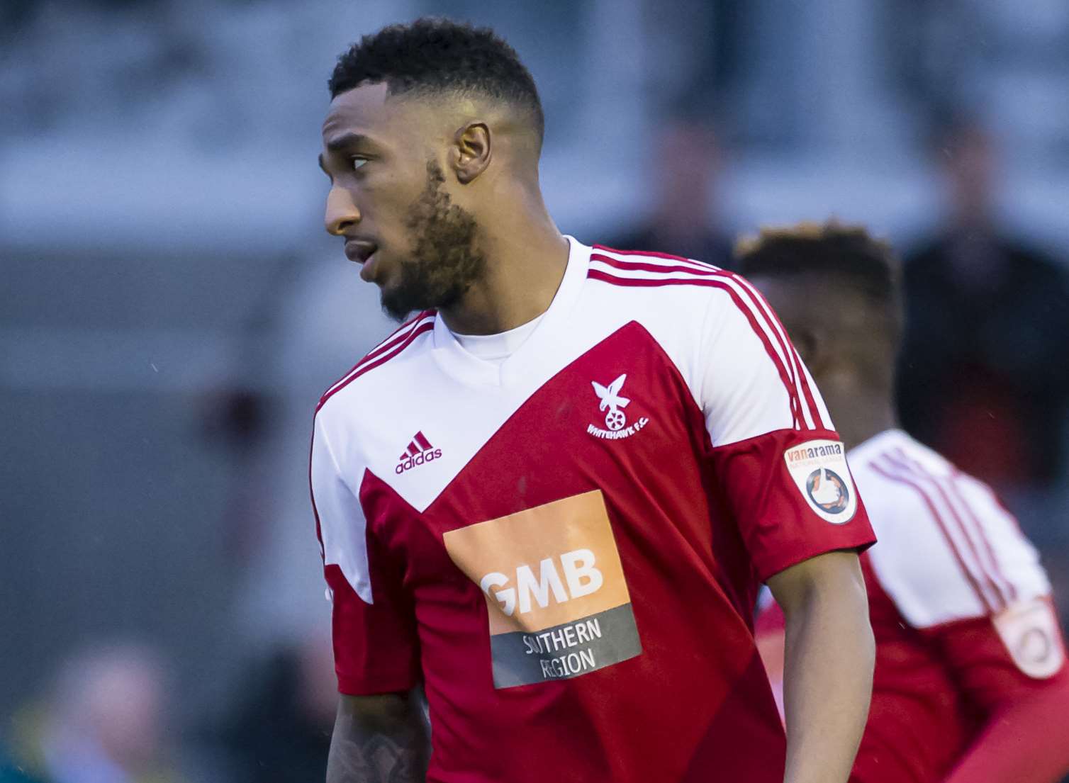 Craig Braham-Barrett pictured during his loan spell at Whitehawk Picture: Andy Payton