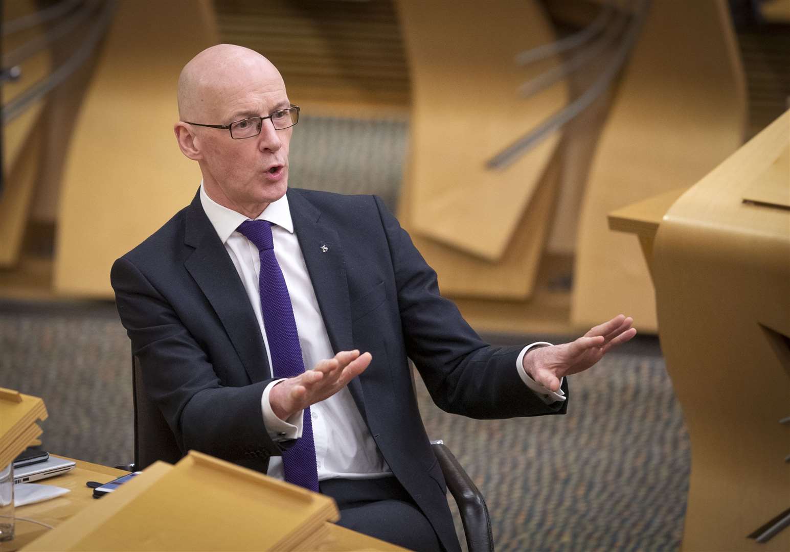 Deputy First Minister John Swinney thanked Ms Dunlop for the review (Jane Barlow/PA)