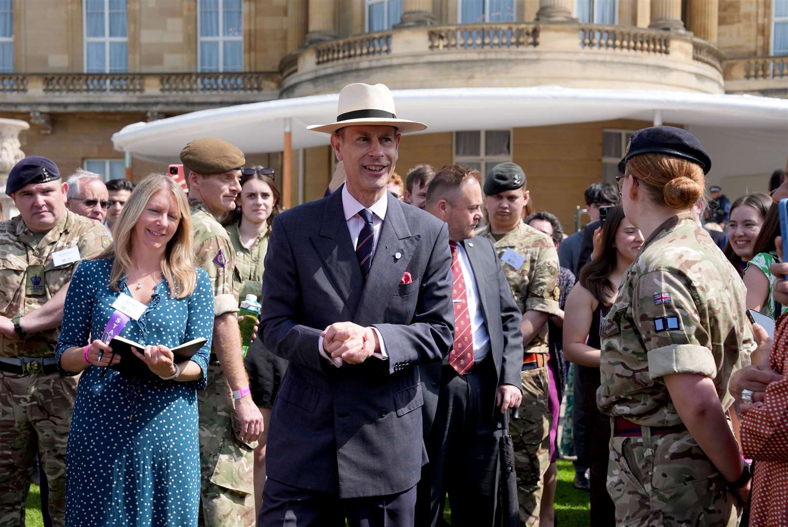 The Duke of Edinburgh praised DofE gold award holders (Jordan Pettitt/PA)