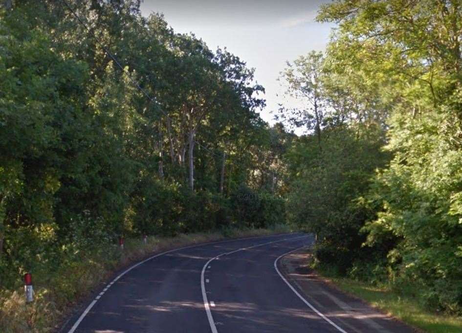 The A290 corner in Pean Hill. Picture: Google Street View
