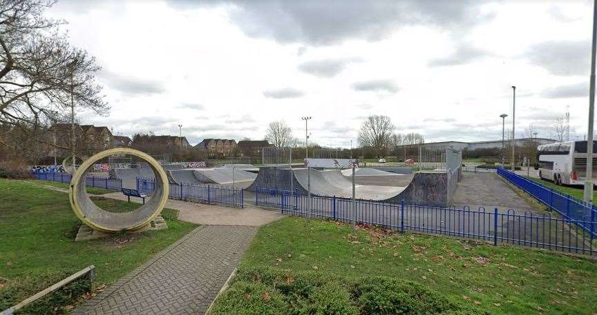 The parents of the 18-month-old want to make sure no other users of the Stour Centre skate park in Ashford suffer a burn