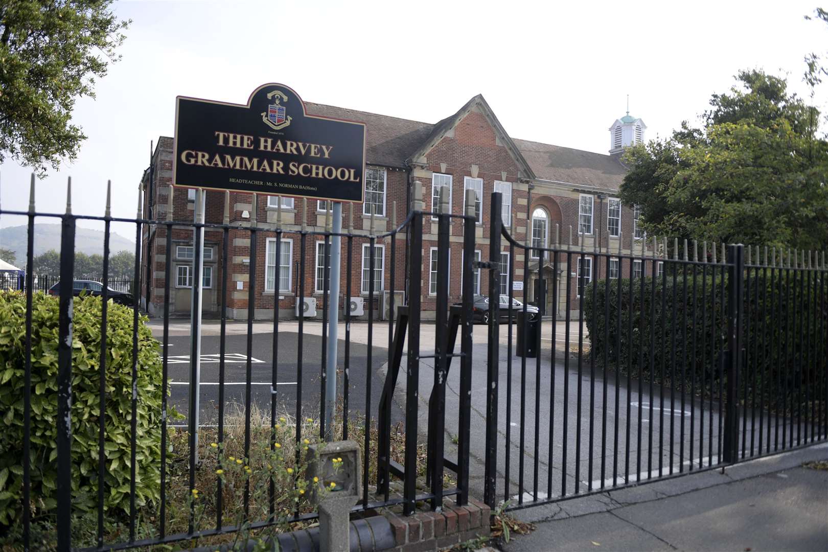 A pupil at the Harvey Grammar School has tested positive for coronavirus. Picture: Barry Goodwin