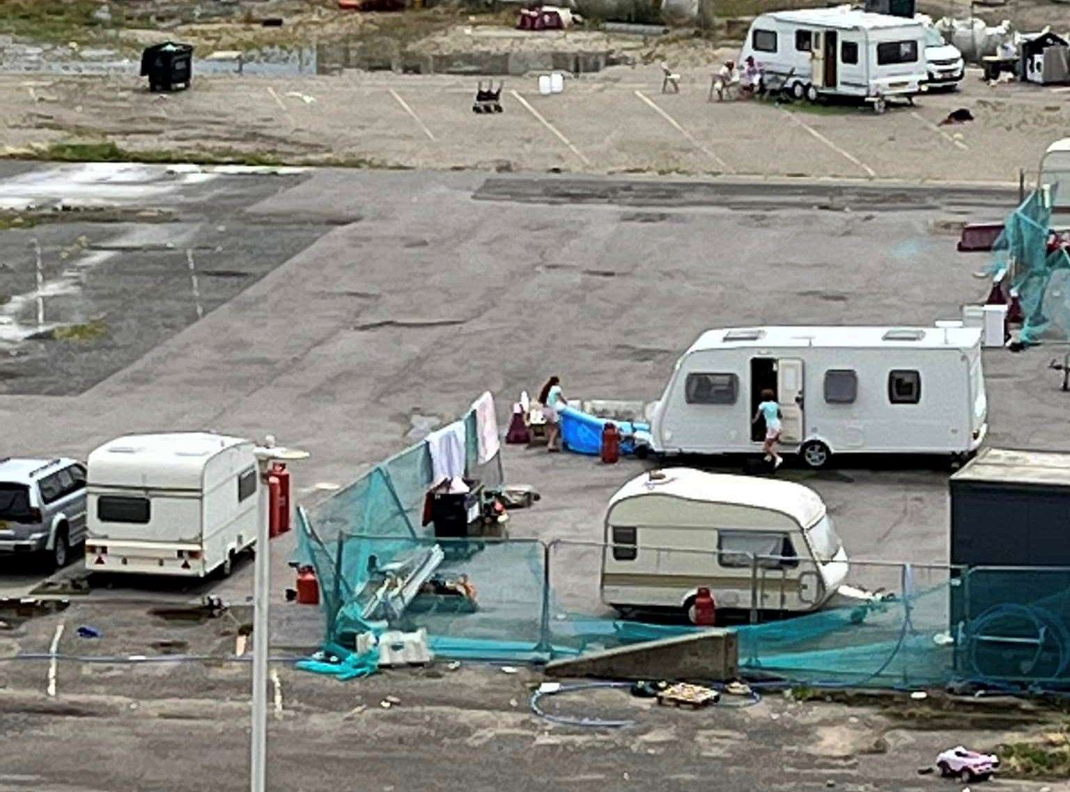 Traveller families at Ramsgate Port have until October 23 to leave