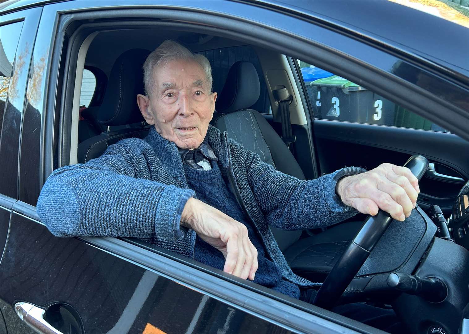 Eric Dixon, from Canterbury, is still driving after reaching his 100th birthday