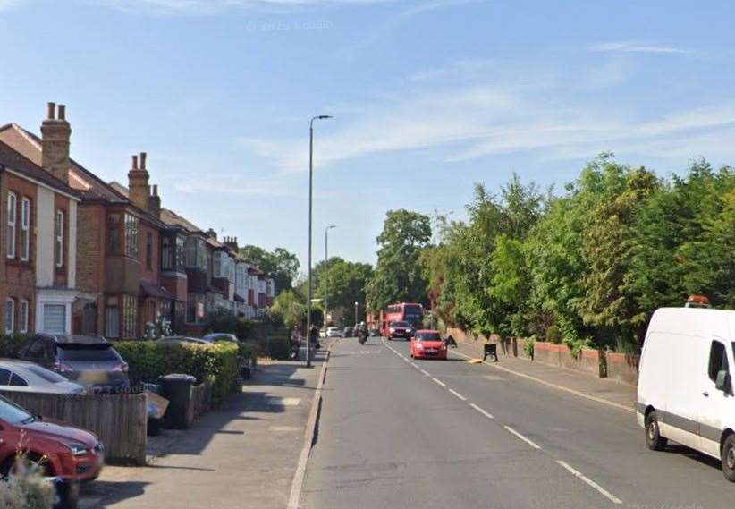 Two men were stabbed in a shop in Burnt Ash Lane, Bromley. Picture: Google