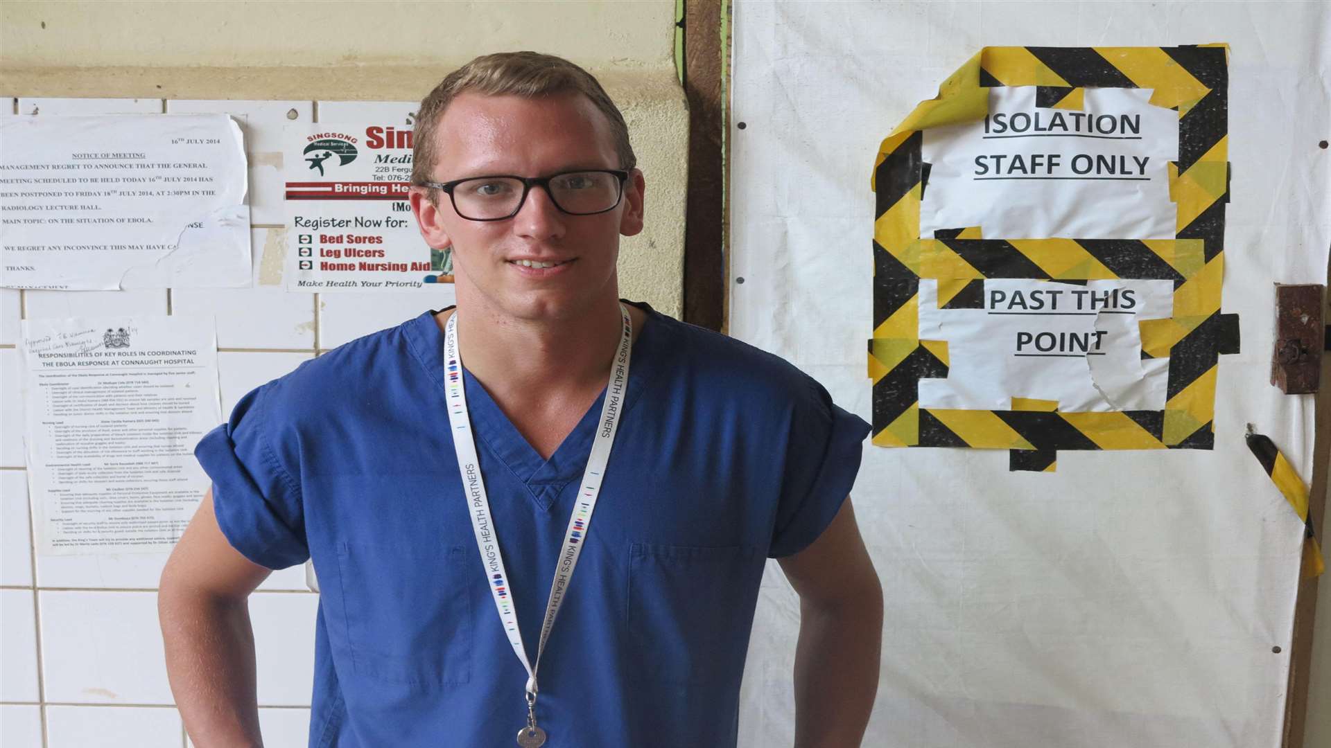 Andy Hall has also been helping Ebola victims in Sierra Leone