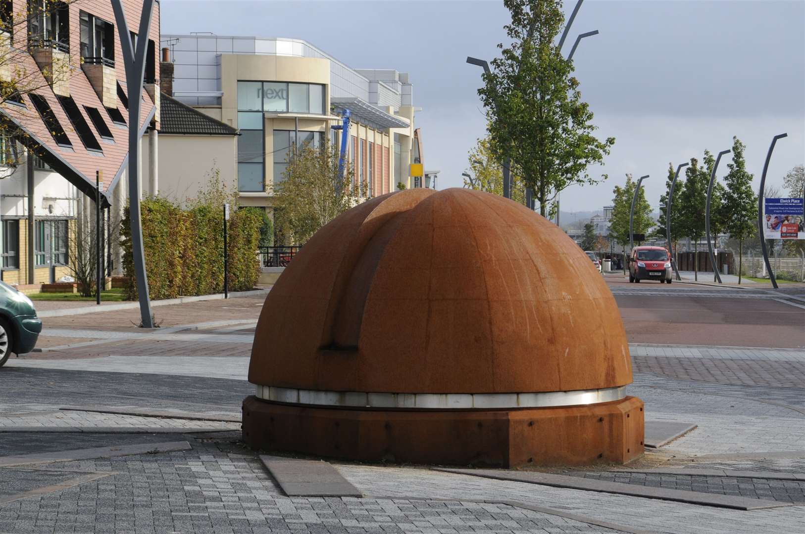 The 'Bolt Roundabout' has drawn criticism over its design