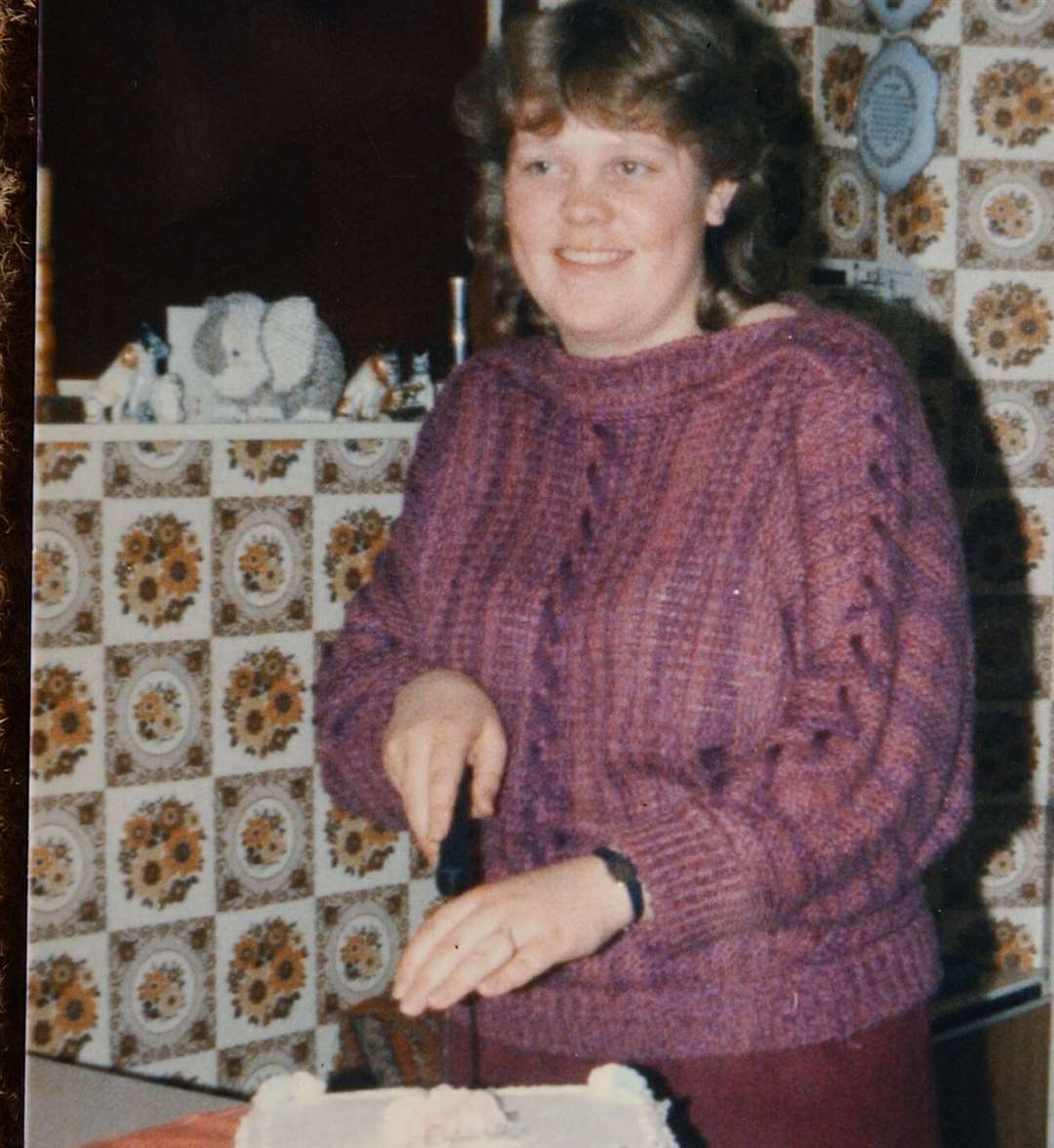 Debbie Griggs during happier times at her home in Deal before she went missing