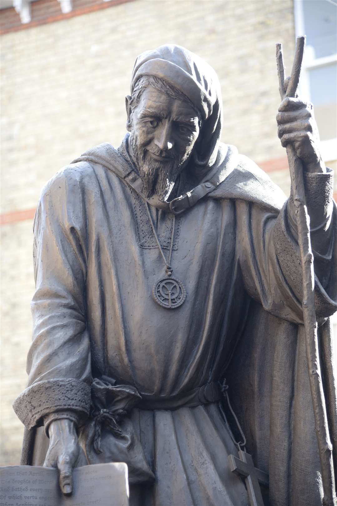 The Geoffrey Chaucer statue in Canterbury