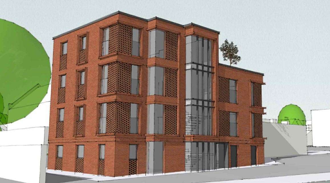 The development would see nine flats be built and the existing building demolished. Picture: Swale council